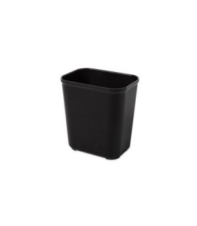 Rubbermaid FG254300BLA Wastebasket - Fire Resistant 28qt - Black, Price Per EA - FG254300BLA -  - [unit price]