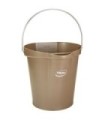 REMCO Bucket - 3 Gal - 12.81x12.88x12.5" - Brown Price/EA