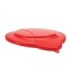 REMCO Lid - 3 Gal. Bucket - 13.94x12.38x1" - Red Price/EA