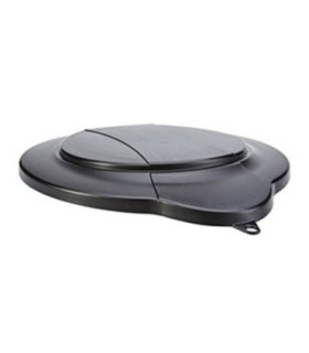 REMCO Lid - 3 Gal. Bucket - 13.94x12.38x1" - Black Price/EA