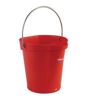 REMCO Bucket - 1.5 Gal - 10x9.6x7.1" - Red Price/EA