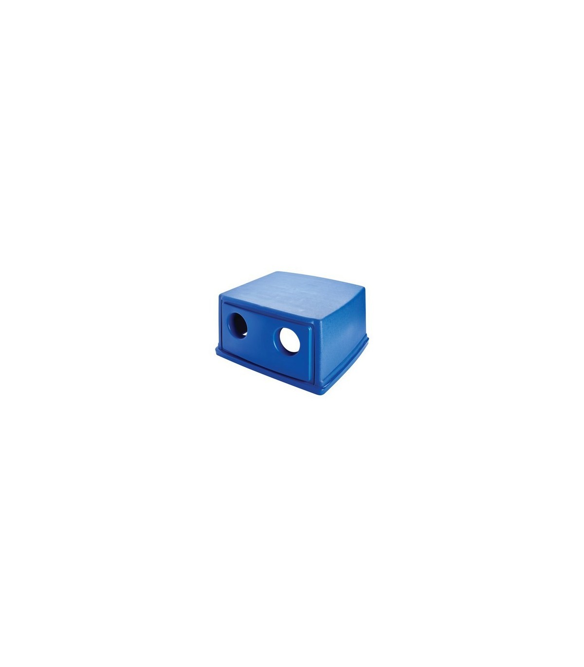 Rubbermaid FG256L00DBLUE Final Sale: Glutton - Top Bot/Can Recy Fit 256B- Blue, Price Per EA - FG256L00DBLUE -  - [unit price]