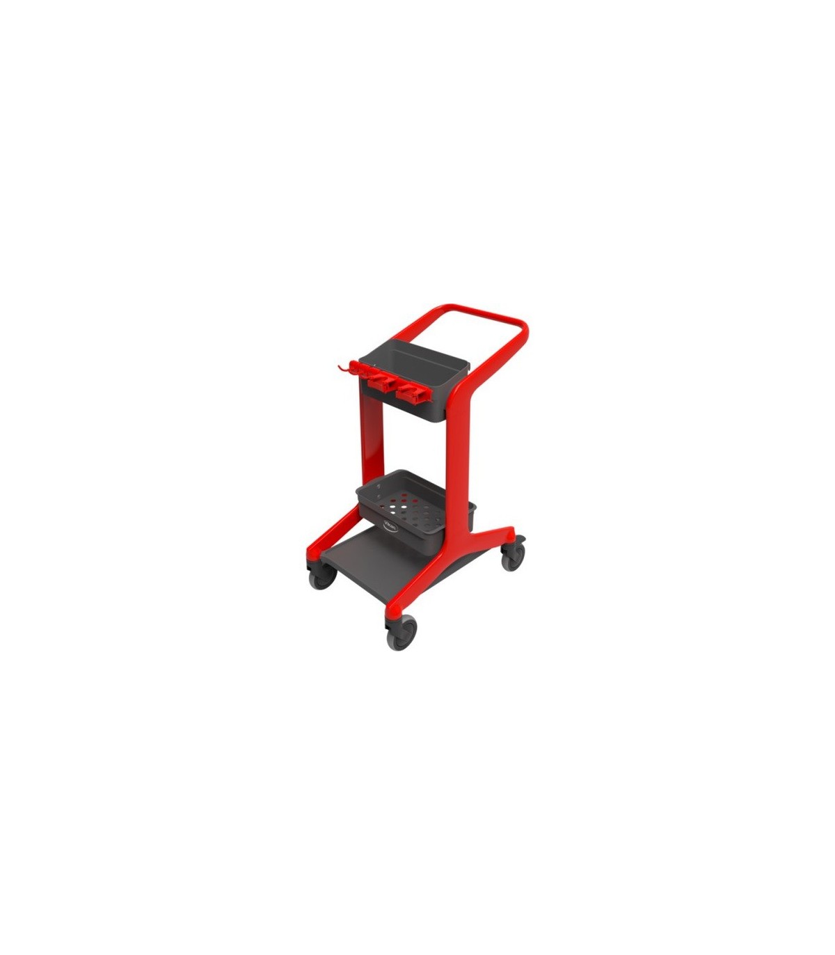 REMCO HyGo - Mobile Cleaning Station - Red Price/EA
