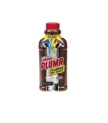 Clorox CLO-00208 Final Sale: Liquid Plumr - Foaming Clog Fighter - 12/502ml, Case: 12 x 502ml