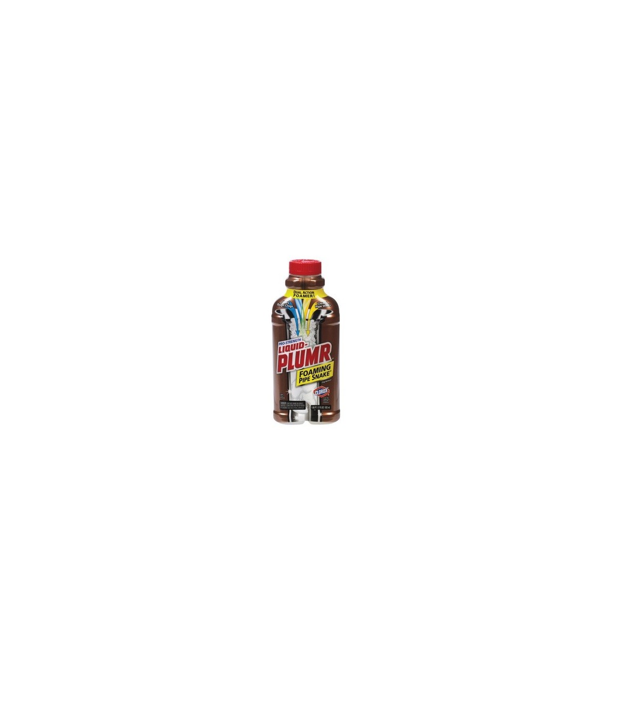 Clorox CLO-00208 Final Sale: Liquid Plumr - Foaming Clog Fighter - 12/502ml, Case: 12 x 502ml