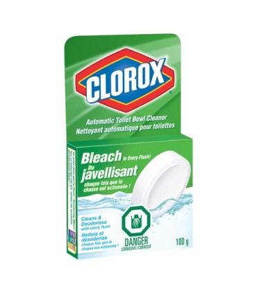 Clorox CLO-01006 Bathroom - Toilet Bowl Cleaner Auto - 12/100g, Case: 12