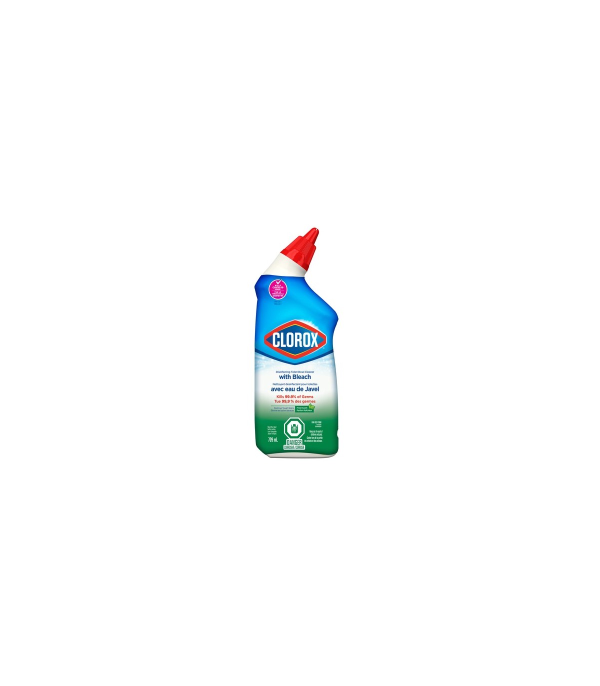 Clorox CLO-01007PK02 Bathroom - TBowl Cleaner Fresh Scent Manual - 12/709mL, Case: 12