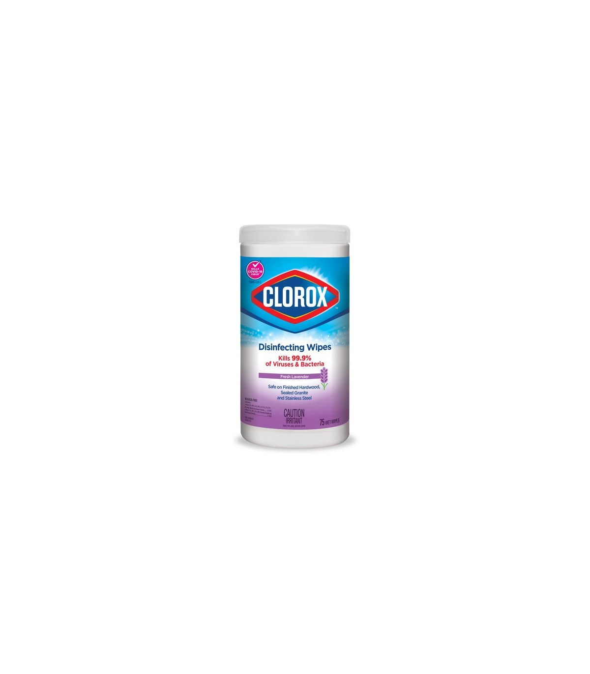 Clorox CLO-01161FM03 Wipes - Clorox Disinfectant - Lavender - 6/75ct, Case: 6