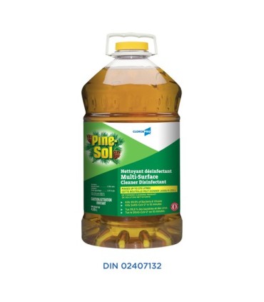 Clorox CLO-01166FM03 Pine-Sol - AP Disinfectant Cleaner Regular - 3/4.25L, Case: 3