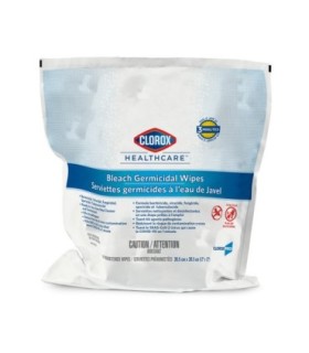 Clorox CLO-01310PK03 Wipes - Clorox Health Bleach Refill Only - 2/110ct, Case: 2