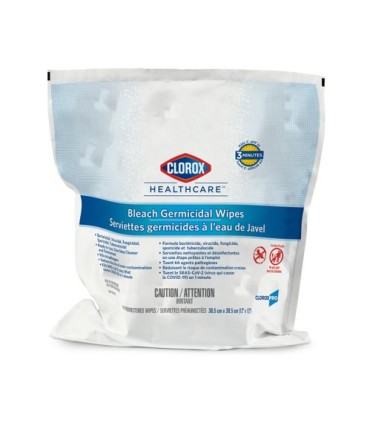 Clorox CLO-01310PK03 Wipes - Clorox Health Bleach Refill Only - 2/110ct, Case: 2