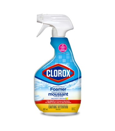 Clorox CLO-01397FRM1 Bathroom - Bleach Foamer Trigger - 9/887mL, Case: 9