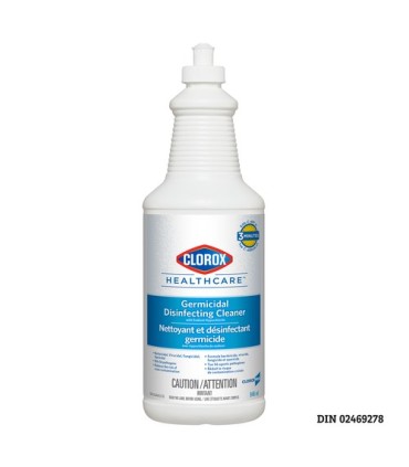 Clorox CLO-01416PK03 Clorox Pro Disinfecting Bleach Cleaner - 6/946mL, Case: 6