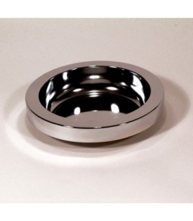 Rubbermaid FG258800CHRM Final Sale: Metal Ashtray Top Round Fits 2585/2586 - Ch, Price Per EA - FG258800CHRM -  - [unit price]