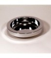 Rubbermaid FG258800CHRM Final Sale: Metal Ashtray Top Round Fits 2585/2586 - Ch, Price Per EA