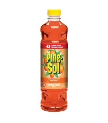 Clorox CLO-01591PK01 Pine-Sol - MS Cleaner Mandarin Sun - 12/828mL, Case: 12