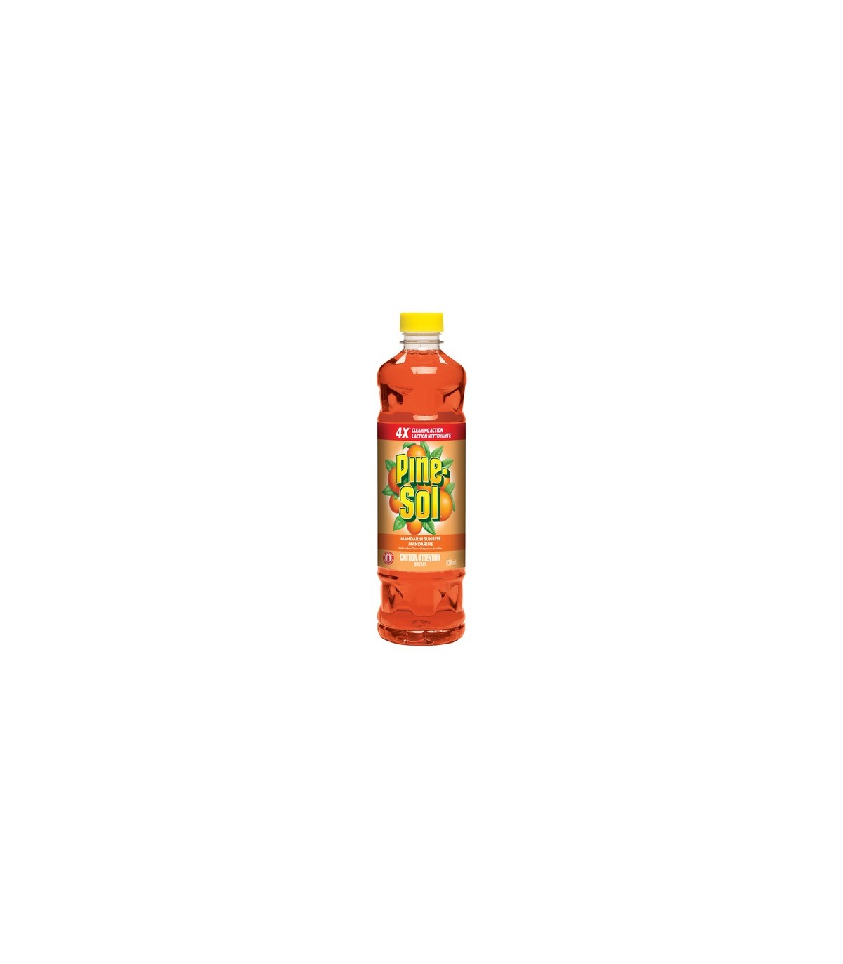 Clorox CLO-01591PK01 Pine-Sol - MS Cleaner Mandarin Sun - 12/828mL, Case: 12