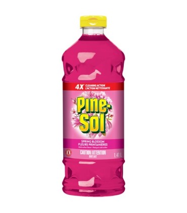 Clorox CLO-01662PK01 Pine-Sol - MS Cleaner Spring Blossom - 8/1.41L, Case: 8