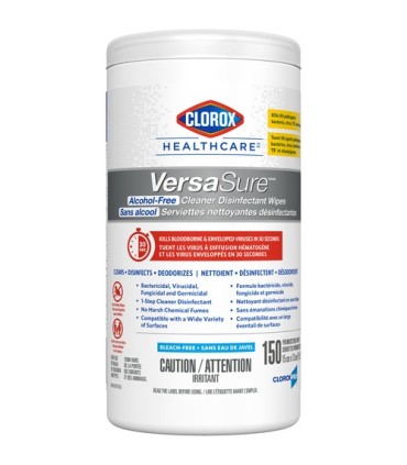 Clorox CLO-01686 Wipes - Clorox Health VersaSure Disinf Orange- 6/150ct, Case: 6
