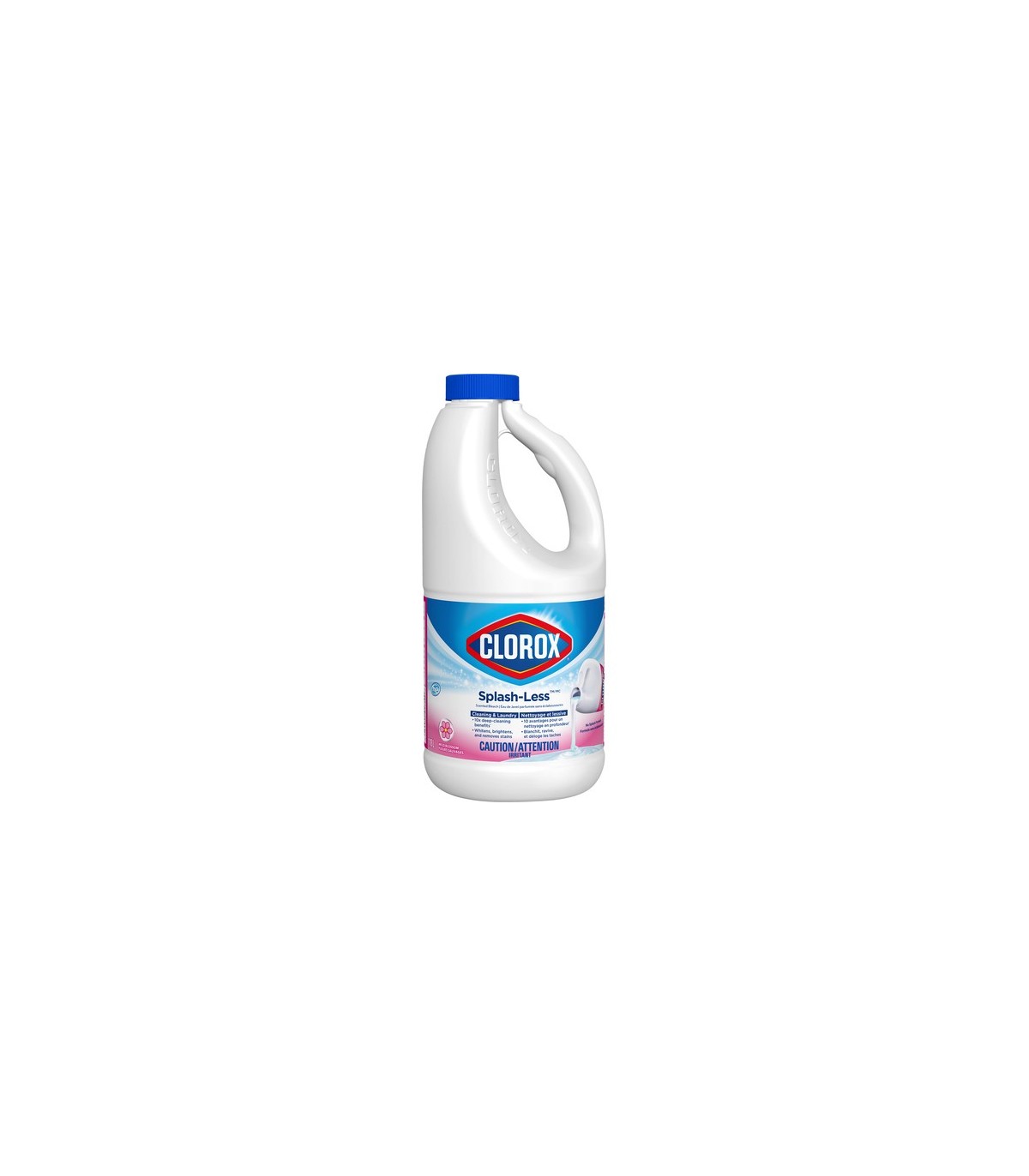 Clorox CLO-01730 Bleach - Clorox Ultra Splashless Wild Conc - 6/1.18L, Case: 6