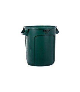 Rubbermaid FG261000DGRN SOP: Brute Container Vented 10G - Dark Green, Price Per EA - FG261000DGRN -  - [unit price]
