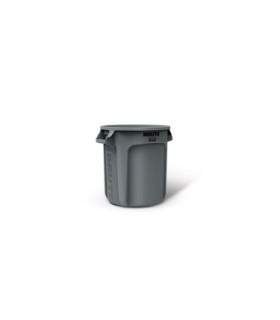 Rubbermaid FG261000GRAY Brute Container Vented 10G - Gray, Price Per EA - FG261000GRAY -  - [unit price]