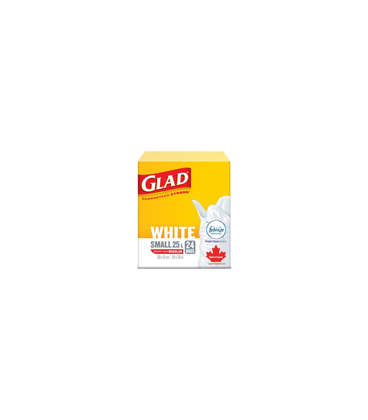 Clorox CLO-30226 Glad - Kitchen Catcher Regular 25L - 24/24ct, Case: 24