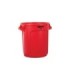 Rubbermaid FG261000RED SOP: Brute Container Vented 10G - Red, Price Per EA - FG261000RED -  - [unit price]