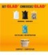 Clorox CLO-30316 Glad - Regular Garbage Bag Blue 74L - 16/10ct, Case: 16