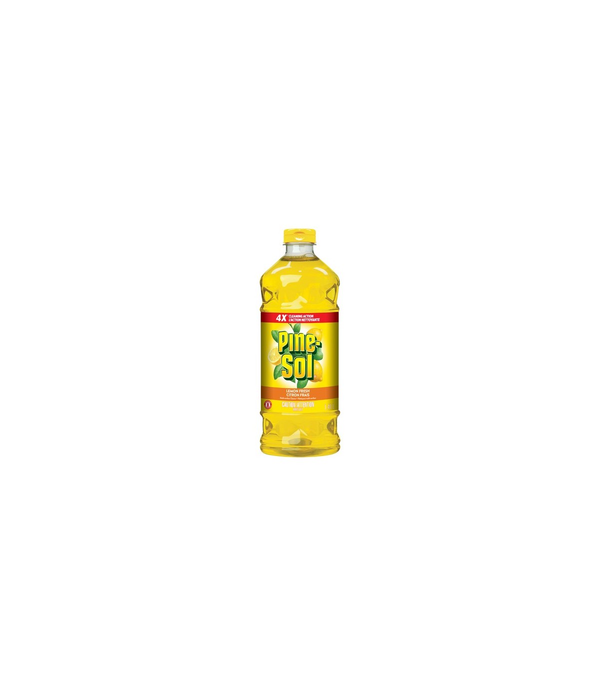 Clorox CLO-50225PK01 Pine-Sol - AP Cleaner Lemon Fresh - 8/1.41L, Case: 8