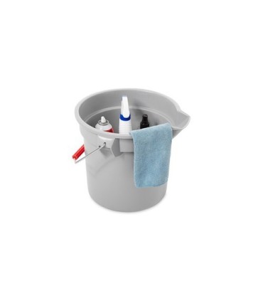 Rubbermaid FG261400GRAY Bucket - Brute Round 14Qt - Gray, Price Per EA - FG261400GRAY -  - [unit price]