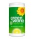 Clorox CLO-55872FM01 Wipes - Green Works Cleaning SLMN - 6/75ct, Case: 6