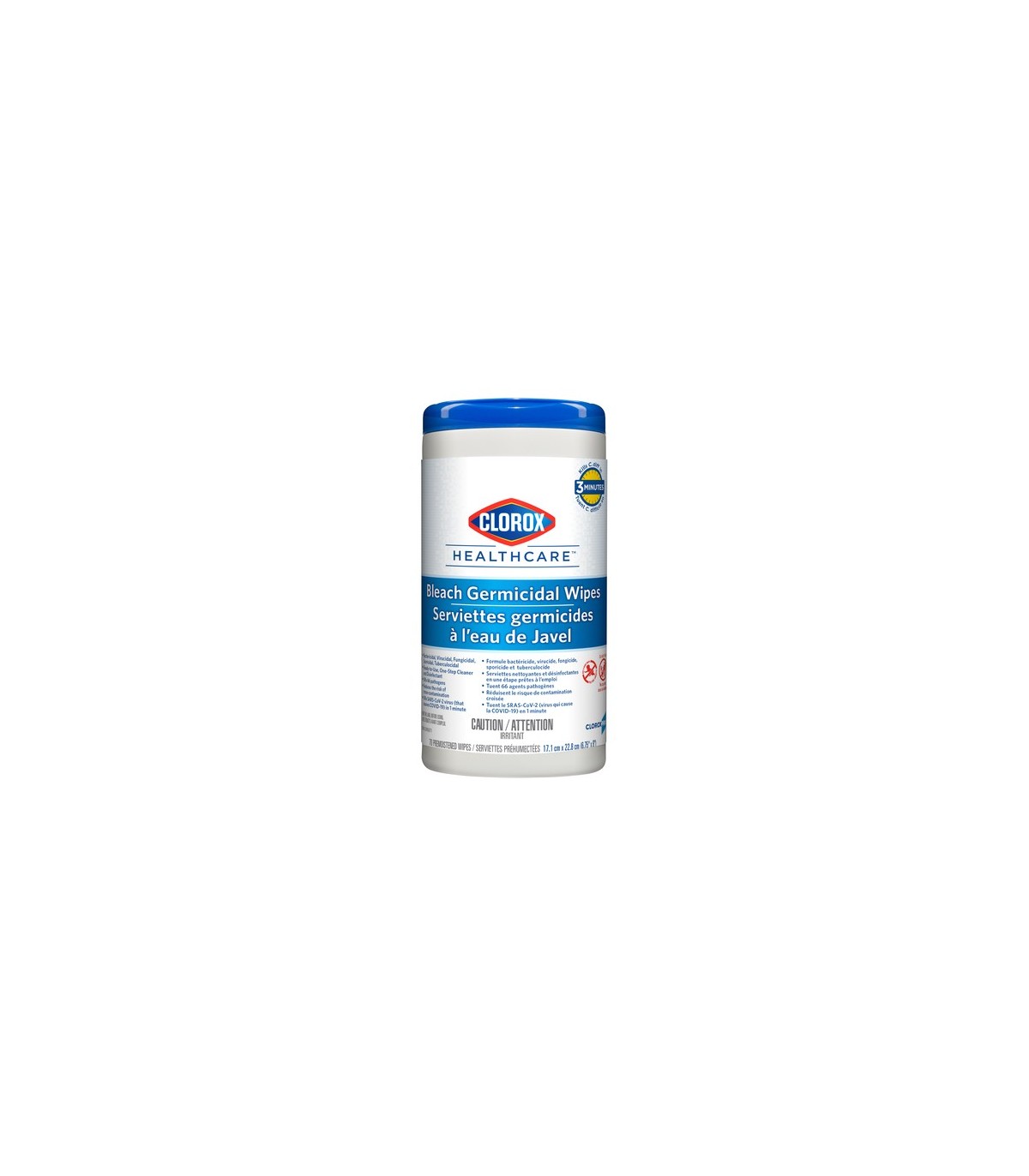 Clorox CLO-55894 Wipes - Clorox Bleach GRM Wipes - 6/150ct, Case: 6