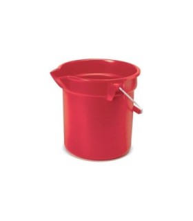 Rubbermaid FG261400RED Bucket - Brute Round 14Qt - Red, Price Per EA - FG261400RED -  - [unit price]