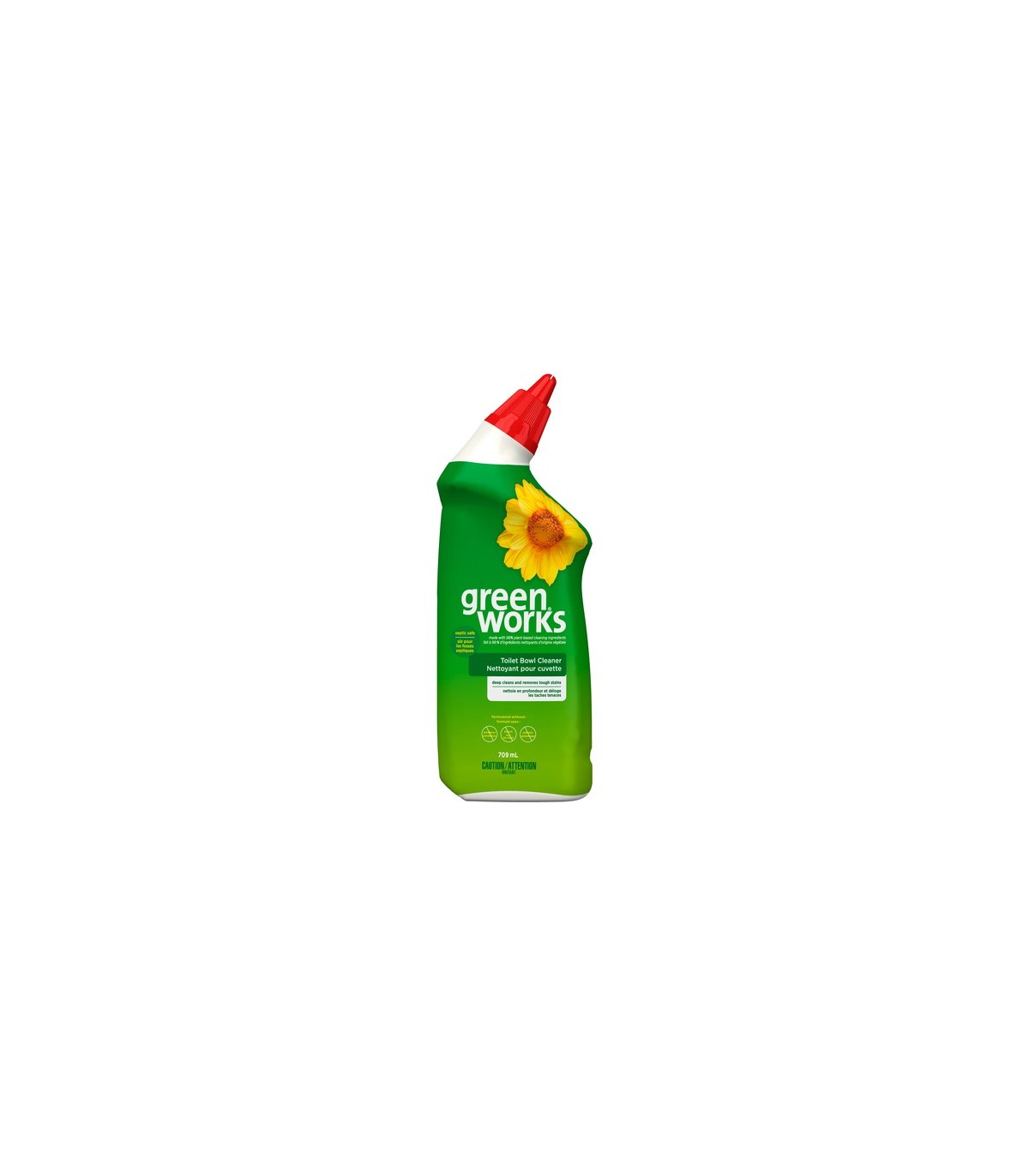 Clorox CLO-66268 Bathroom - Green Works TBowl Cleaner Manual - 6/709ml, Case: 6