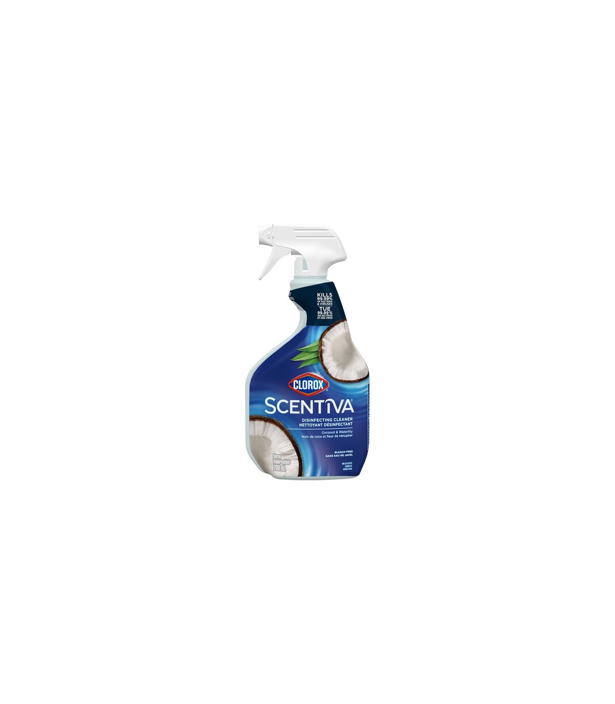 Clorox CLO-67023 Clorox Scentiva Disinf Spray MS Cocnt/Waterly- 6/709ml, Case: 6