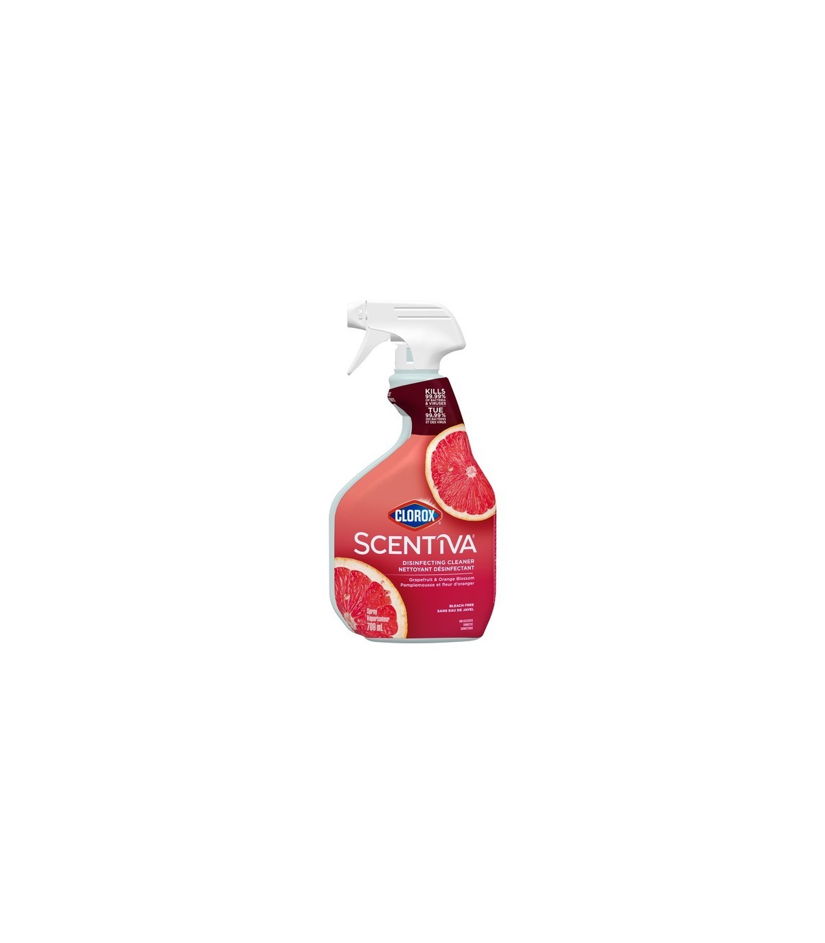 Clorox CLO-67027 Clorox Scentiva Disinf MS Grapfrt/Orng Blssm - 6/709ml, Case: 6