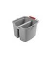 Rubbermaid FG261700GRAY Pail - Double 17qt - Gray, Price Per EA