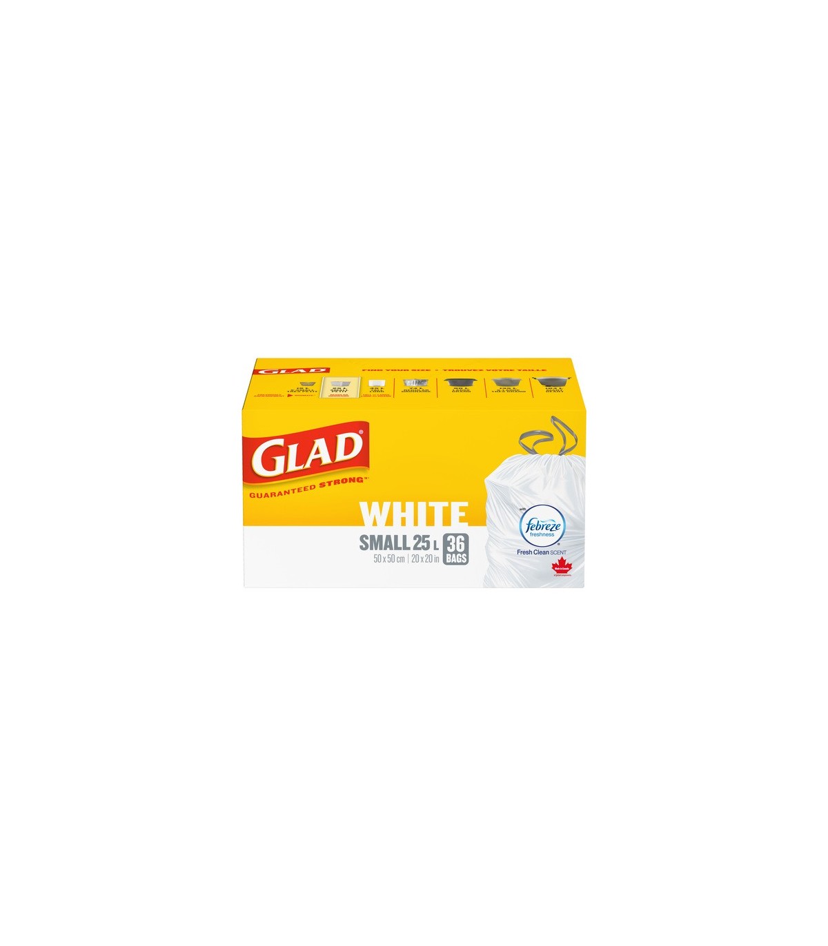 Clorox CLO-70049FRM2 Glad - TieNToss Reg Kitchen Gain FZ 25L - 36ct/12/cs, Case: 12