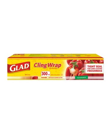 Clorox CLO-78641 Glad - Cling Wrap - 6/300M, Case: 6
