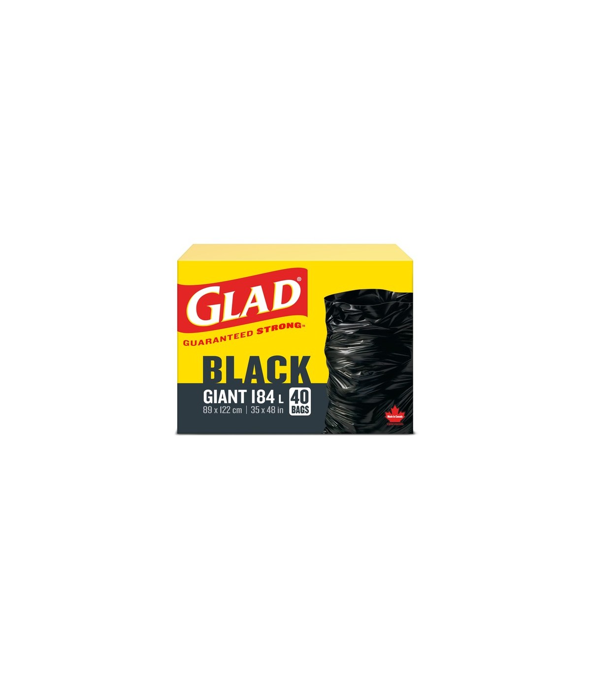 Clorox CLO-800494 Glad - Giant Garbage Bag 184L - 40ct/4/cs, Case: 4