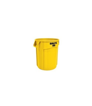 Rubbermaid FG262000YEL Brute Container Vented 20G - Yellow, Price Per EA - FG262000YEL -  - [unit price]