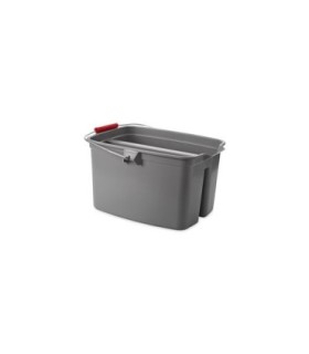 Rubbermaid FG262888GRAY Pail - Double 19qt - Gray, Price Per EA - FG262888GRAY -  - [unit price]
