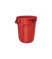Rubbermaid FG263200RED Brute Container Vented 32G - Red, Price Per EA