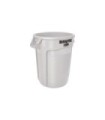 Rubbermaid FG263200WHT Brute Container Vented 32G - White, Price Per EA