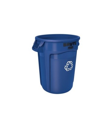 Rubbermaid FG263273BLUE Brute Container Vented 32G Recycling - Blue, Price Per EA - FG263273BLUE -  - [unit price]