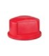 Rubbermaid FG263788RED Dome Top - Resin Fits Brute 32G - Red, Price Per EA - FG263788RED -  - [unit price]