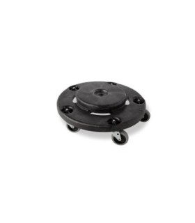 Rubbermaid FG264000BLA Dolly - For Brute 20/32/43/55G Containers - Black, Price Per EA - FG264000BLA -  - [unit price]