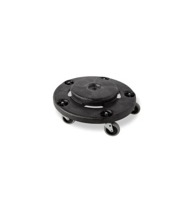 Rubbermaid FG264000BLA Dolly - For Brute 20/32/43/55G Containers - Black, Price Per EA - FG264000BLA -  - [unit price]