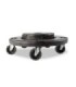 Rubbermaid FG264043BLA Dolly - w/Quiet Thermo Plastic Resin Casters - Black, Price Per EA - FG264043BLA -  - [unit price]